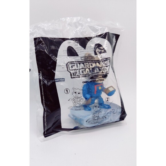 2023 McDonald's Marvel Studios Guardians of the Galaxy #7 Rocket Happy meal toy - Picture 1 of 3